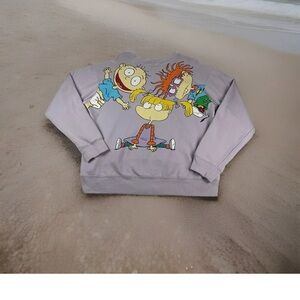 Rugrats Woman’s Size L Nickelodeon Sweatshirt TV Cartoon Sweater Pullover Retro